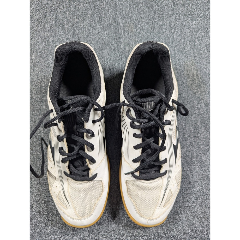 Mizuno Cyclone Speed 3 Womens Volleyball Shoes White Black Gum Sole Indoor Court - Picture 1 of 10